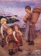 Mussel Fishers at Berneval Auguste renoir